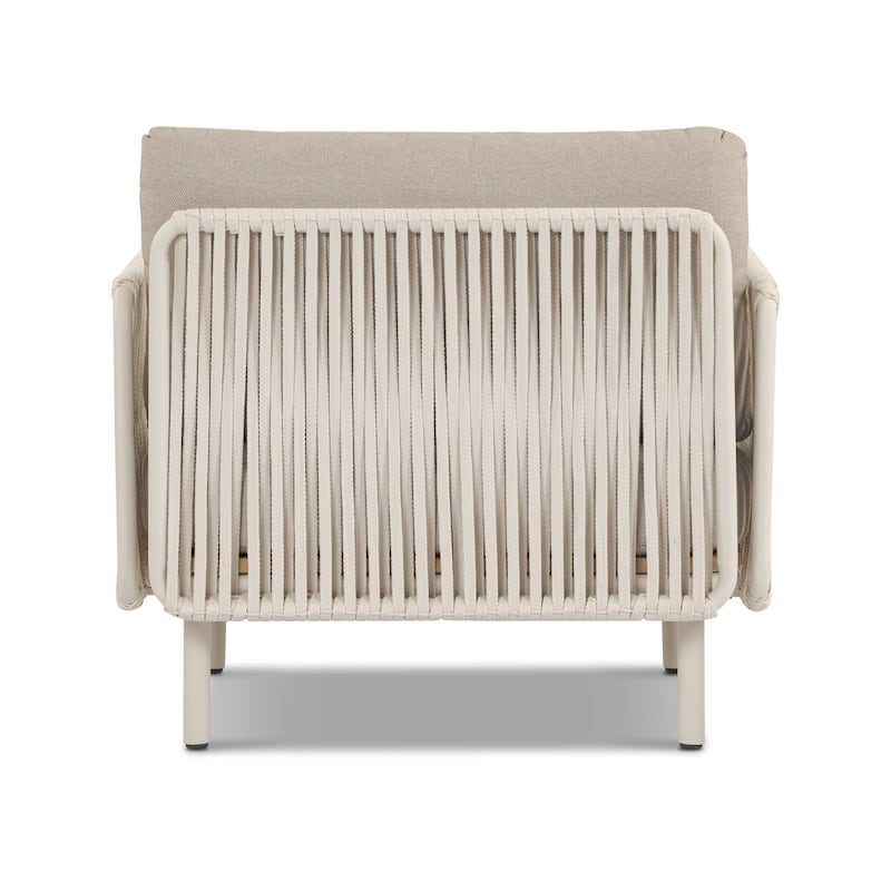 Poly & Bark Salvora Rope-Wrapped Coastal Outdoor Lounge Chair