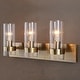 preview thumbnail 2 of 3, Uttermost 22870 Cardiff 3 Light 11" Tall Wall Sconce