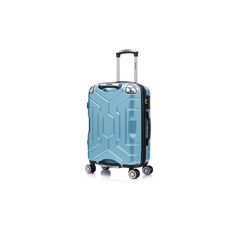3 Piece Technology PC Hardshell Lightweight Durable Suitcase with Rotating Wheels and Adjustable Ergonomic Telescopic Handle