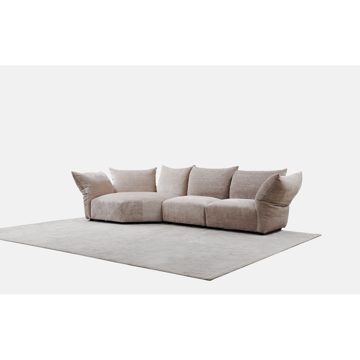 Edar 150'' Adjustable Back And Arm Reversible Sectional
