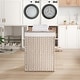 preview thumbnail 7 of 78, Laundry Hamper with Lid Rattan Basket with Removable Bags and Wheels