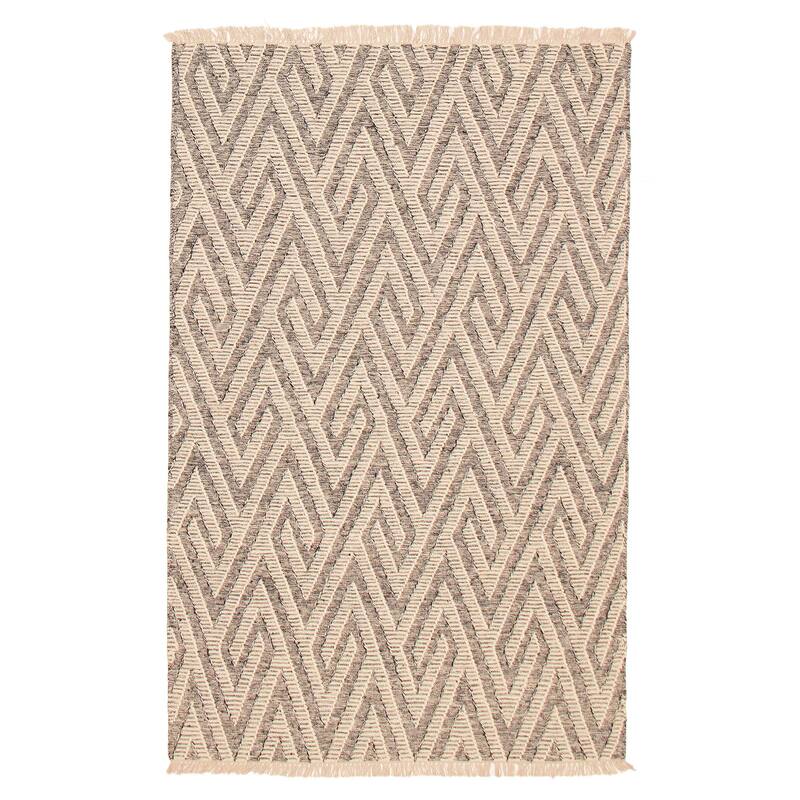 Marrakech Cream Kilim 5'1" x 7'11" - 5'1 x 7'11 - Cream - 5'1 x 7'11