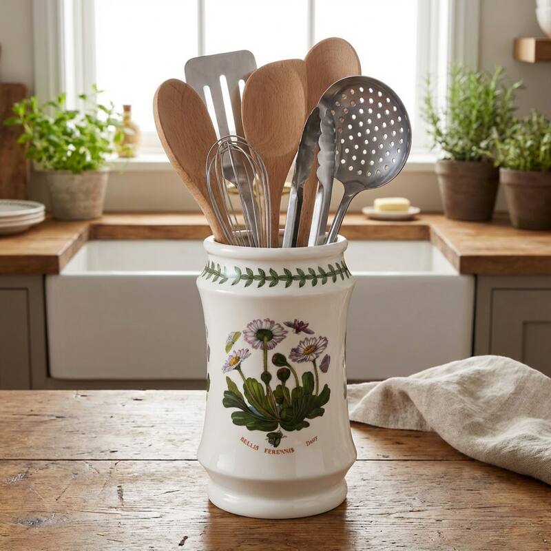 Portmeirion Botanic Garden Utensil Holder - 6.5 in