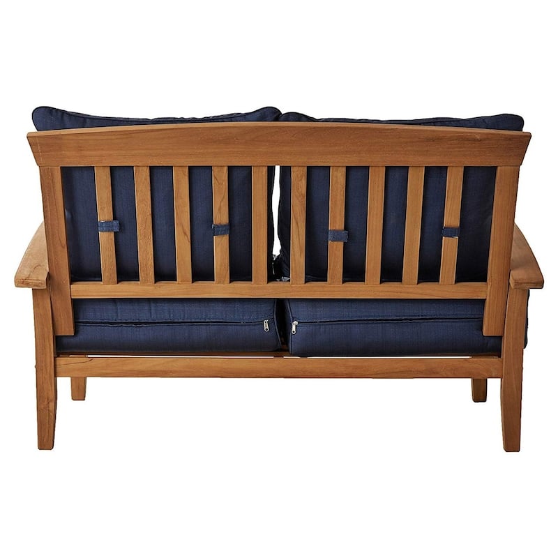 Cambridge Casual Leon 7-piece Teak Patio Conversation Set