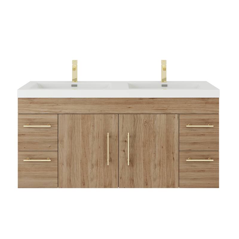 Eliza 60'' Wall Mounted Vanity with Double Sink