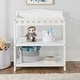 preview thumbnail 3 of 8, Badger Basket Simply Stylish Baby Changing Table - White