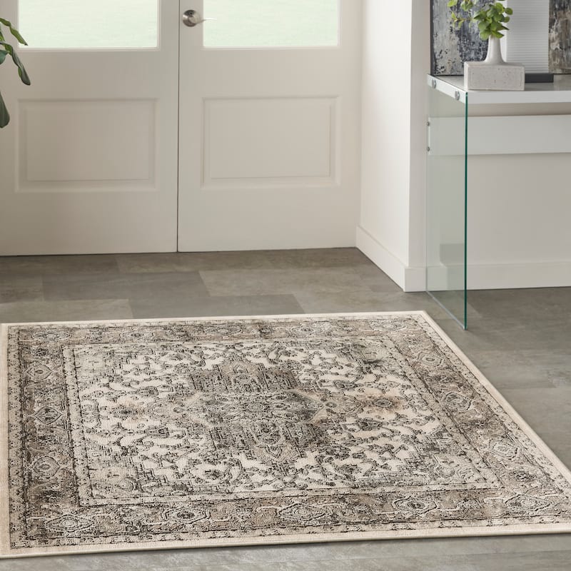 Nourison Quarry Indoor only Persian Area Rug.