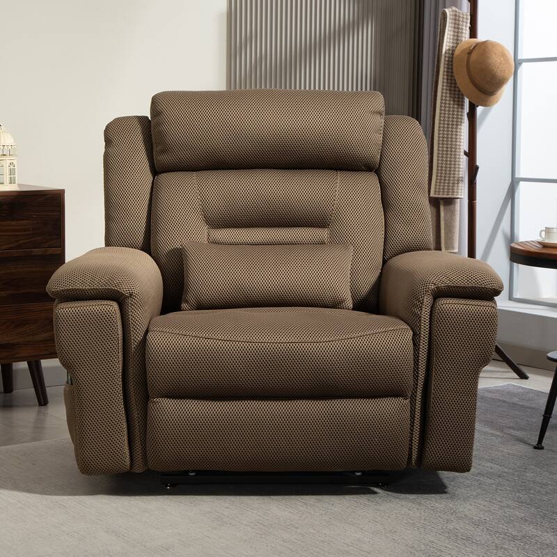 Flagship Dual Motor 28" W Oversized Power Lift Recliner Chair
