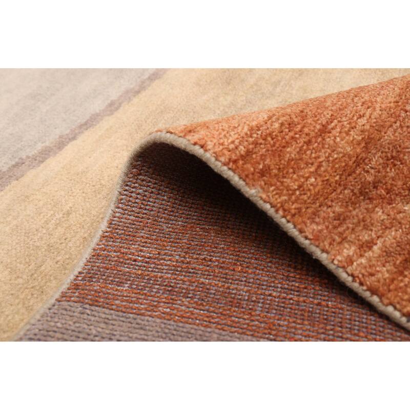 ECARPETGALLERY Hand-knotted Peshawar Ziegler Grey Wool Rug - 4'11 x 6'11