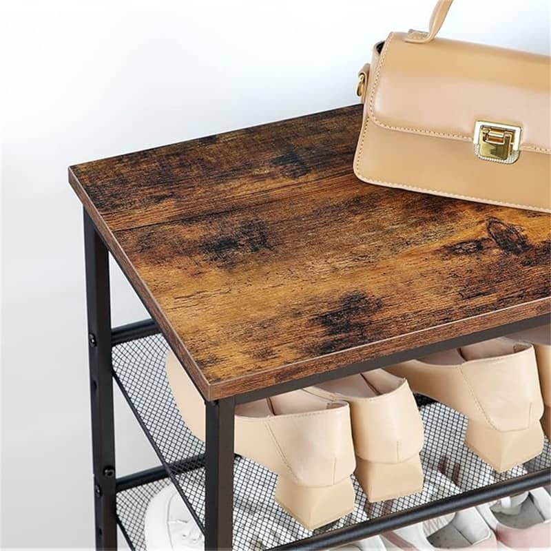 Shoe Rack for Entryway - 11.8"D x 29.5"W x 27.2"H