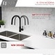preview thumbnail 6 of 49, STYLISH Kitchen Sink Faucet Single Handle Pull Down Dual Mode in Stainless Steel - Faucet Height: 14 1/8" | Spout Height: 6 3/4"