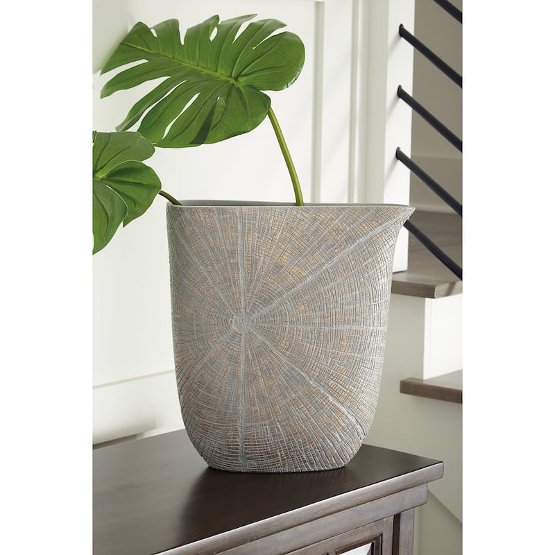 Signature Design by Ashley Ardenley Gold Vase - 14"W x 4"D x 15"H
