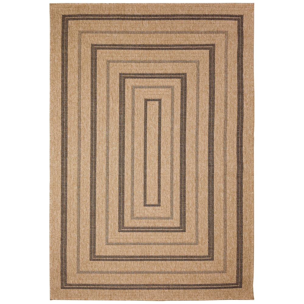 Liora Manne Sahara Multi Border Indoor/Outdoor Rug