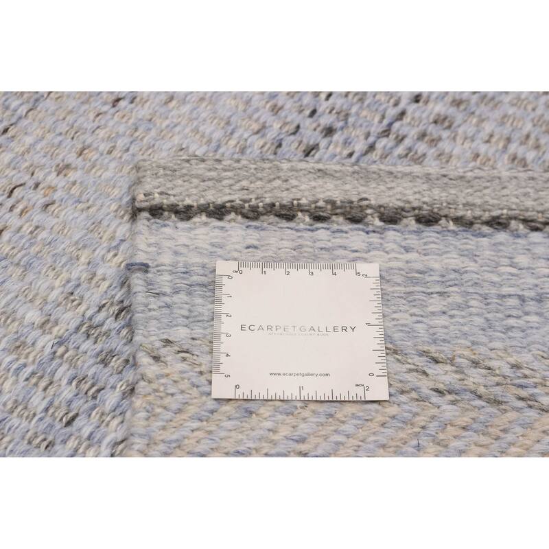 Nevada Denim Blue Kilim 5'0" x 7'8" - 5'0 x 7'8