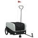 preview thumbnail 17 of 31, vidaXL Bike Trailer Kids Bicycle Cargo Trailer Cart Wagon with Tow Bar Iron
