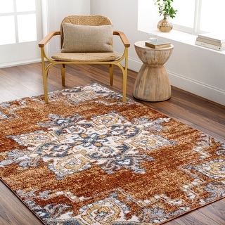 Livabliss Monet Traditional Medallion Area Rug