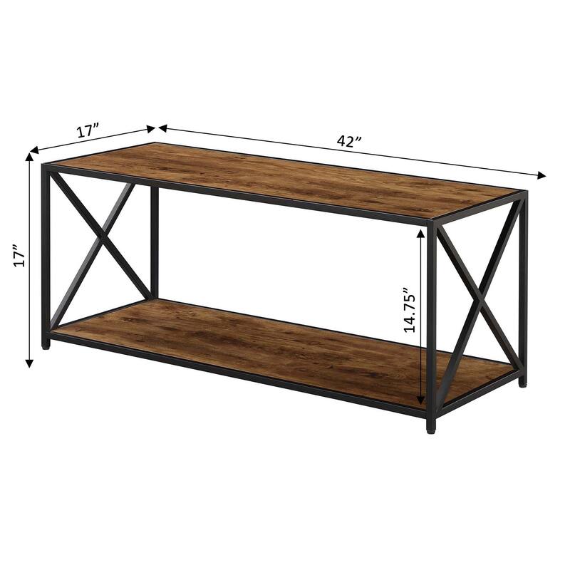 Convenience Concepts Tucson Coffee Table with Shelf