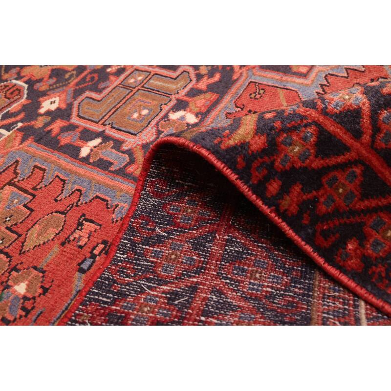 ECARPETGALLERY Hand-knotted Sarabi Red Wool Rug - 7'8 x 11'9