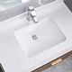 preview thumbnail 1 of 5, White Rectangular Undermount Bathroom Sink