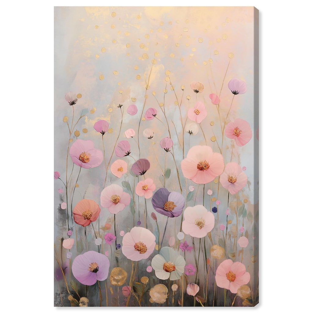 Tiny Blooms II Canvas by Art Remedy, Gallery Wrapped