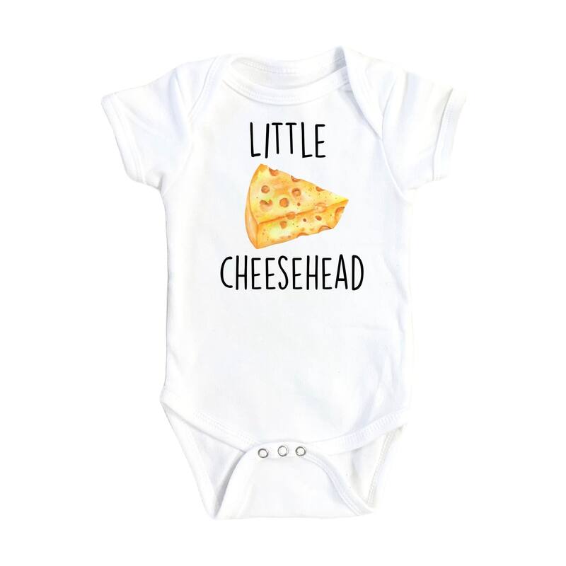 Little Cheese - Baby Boy Girl Clothes Infant Bodysuit Funny Cute Newborn - White - Newborn