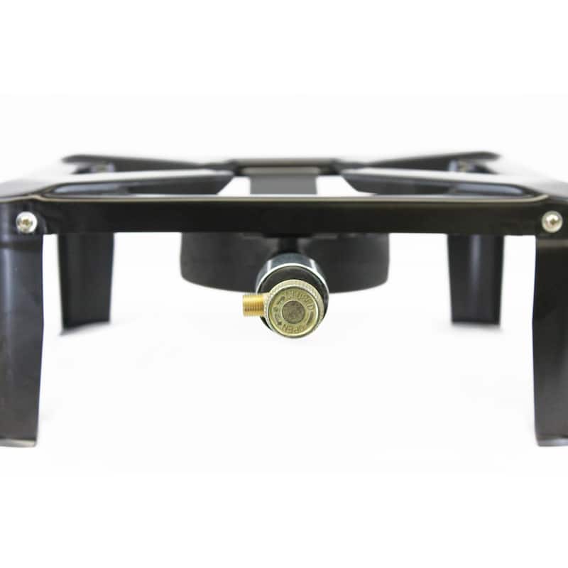 Flame King Heavy Duty 120K BTU Turkey Fryer Single Propane Burner