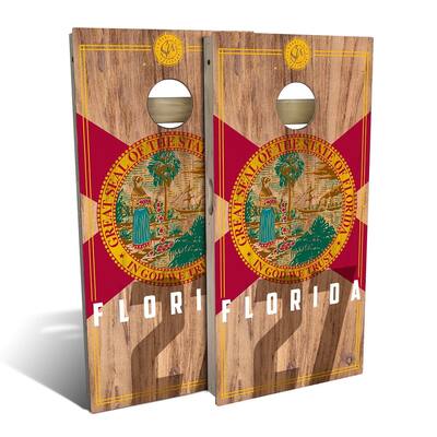 Florida State Flag 2.0 Outdoor Cornhole Board Set