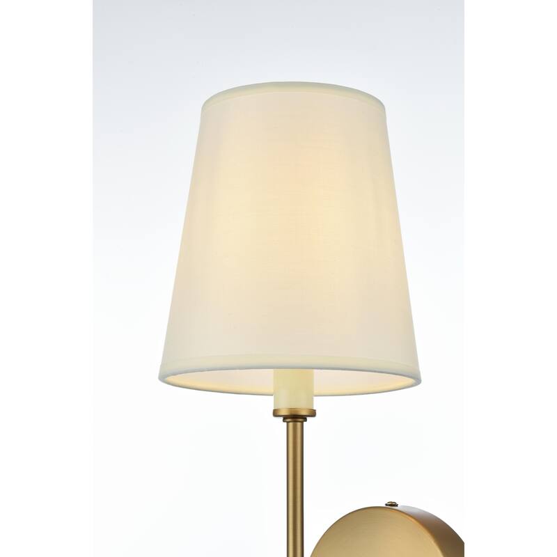 Mel Collection Wall Sconce D5.5 H15 Lt:1 Black Finish