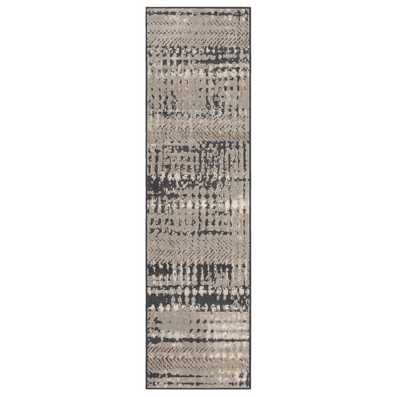 Mohawk Home Gaillard Abstract Distressed Stripe Area Rug - 2' 1" x 7' 6" - Runner