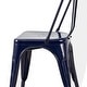 preview thumbnail 85 of 116, Industrial Metal 18 Inch Stackable Dining Chair Set