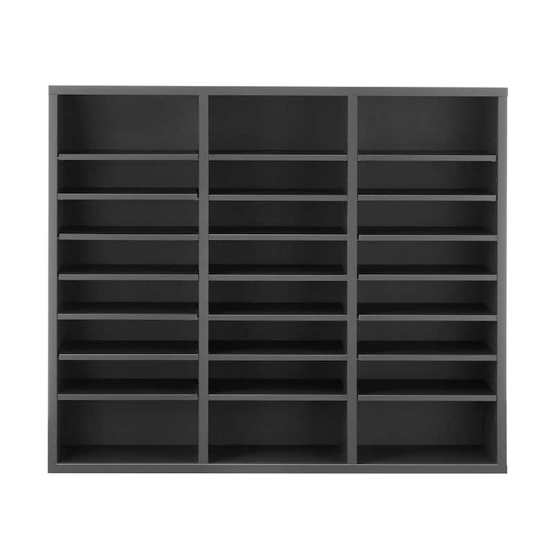 Multi-Purpose Office Literature Organizers with 24 Compartments and Adjustable Shelves Perfect Addition to Any Space