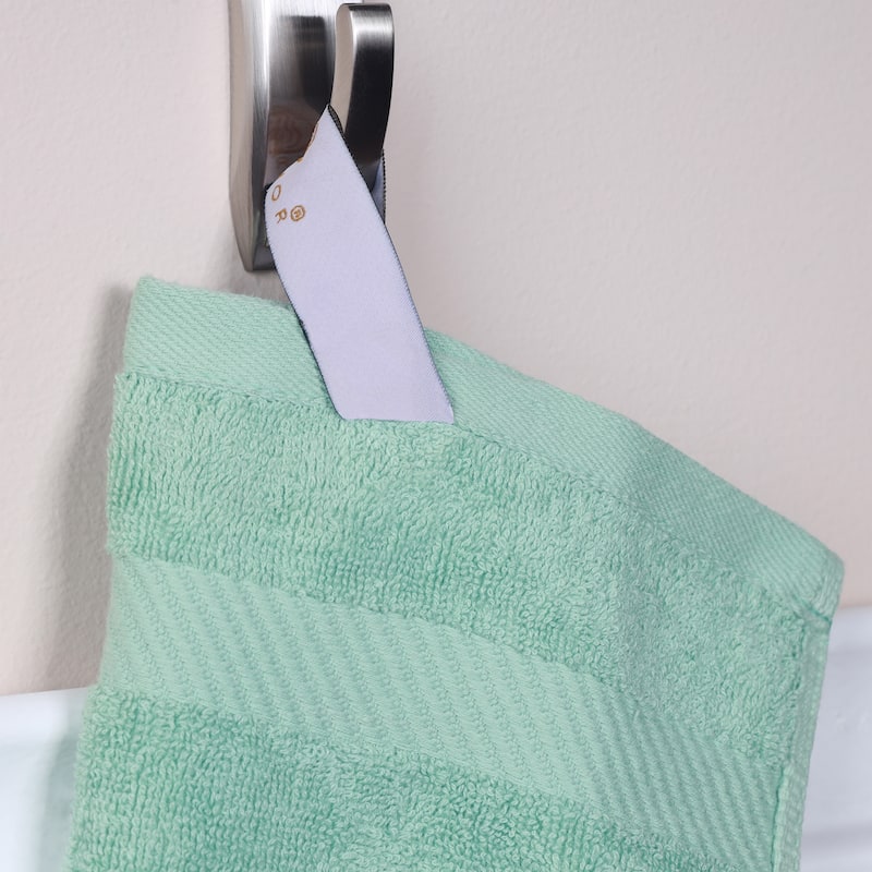 Superior Kendell Egyptian Cotton Solid Medium Weight Bath Towel Set of 2