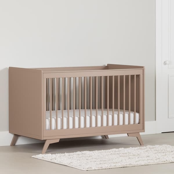 slide 2 of 15, South Shore Milos Baby crib Pink Blush