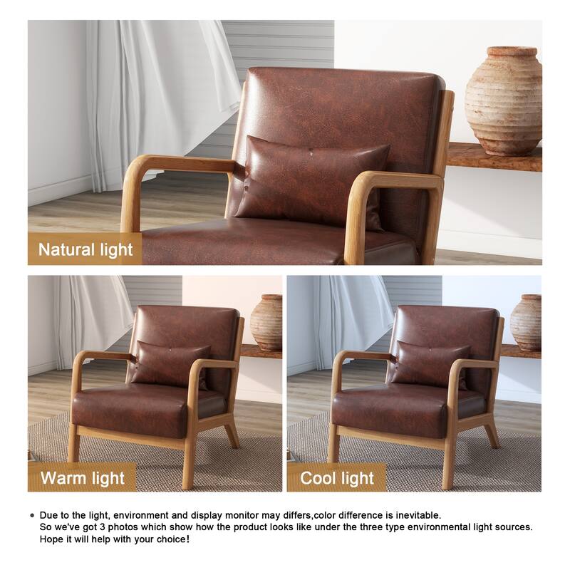 Modern Upholstered Accent Chairs for Living Room