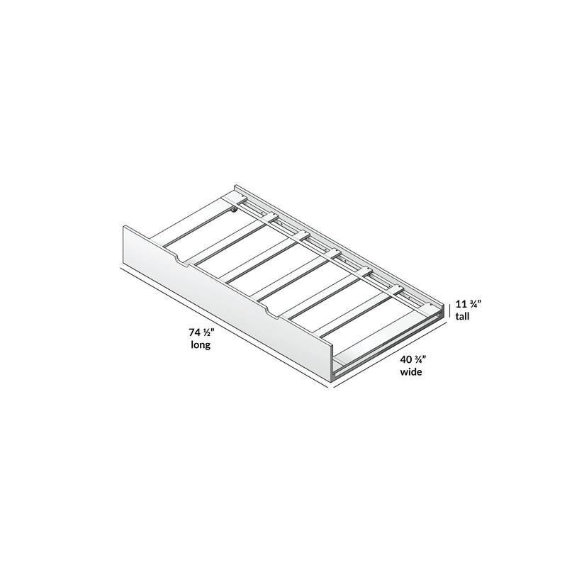 Max and Lily Twin Size Trundle Bed