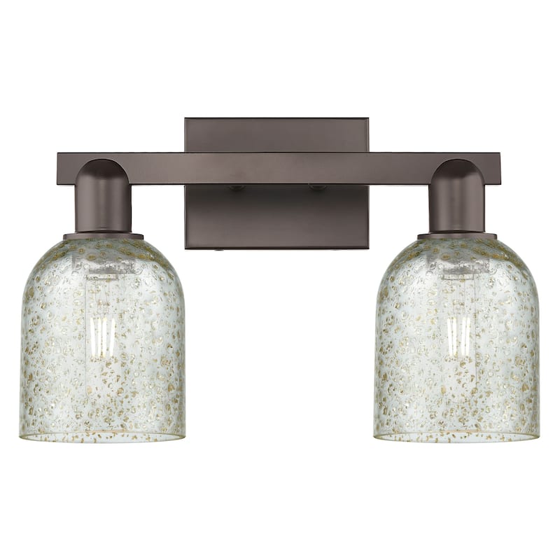 Innovations Lighting 716-2W-11-16 Caledonia Vanity Caledonia 2 Light - Oil Rubbed Bronze / Mica