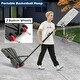 preview thumbnail 2 of 8, Gymax 5.9-6.9 FT Portable Outdoor Basketball Hoop System w/