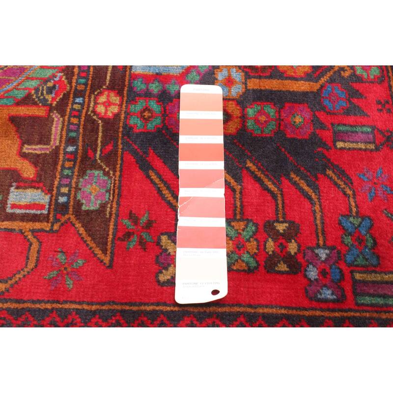 ECARPETGALLERY Hand-knotted Teimani Red Wool Rug - 2'9 x 4'7