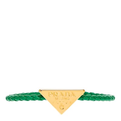 Prada Leather Bracelet - Medium