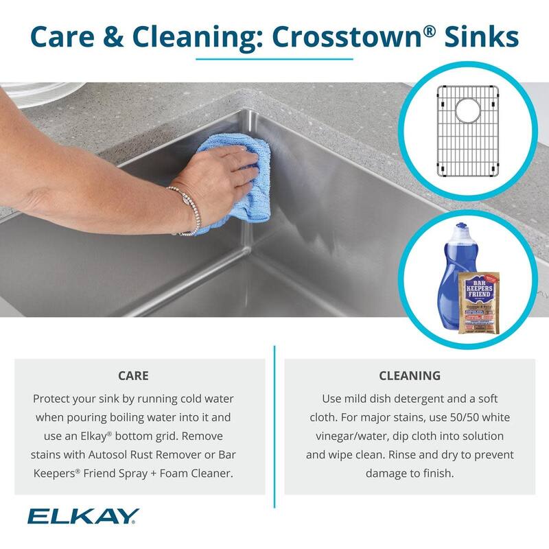 Elkay Crosstown 31-1/2" Undermount Single Basin Stainless Steel