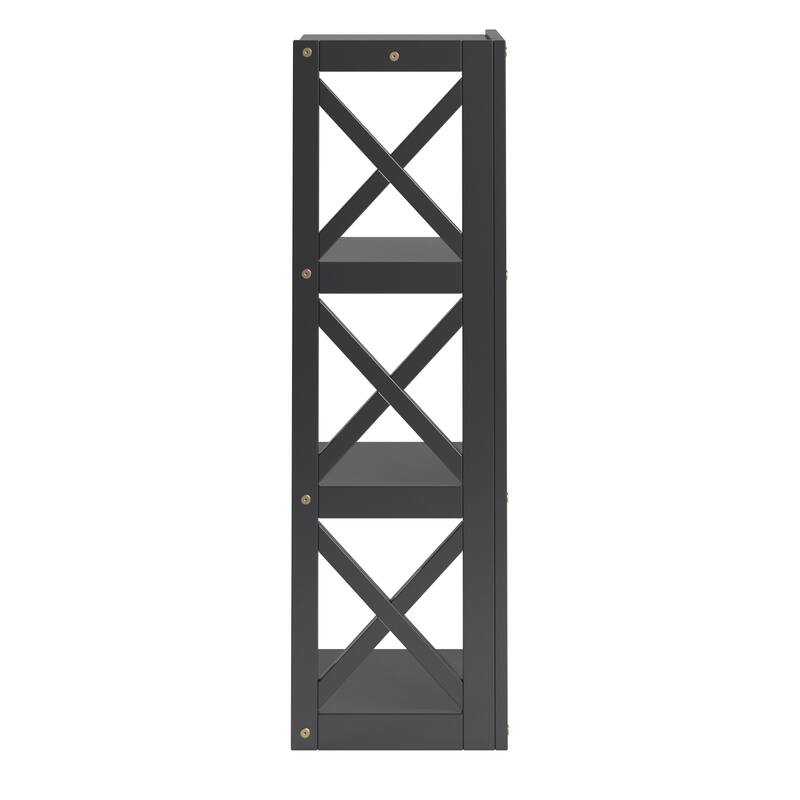 Kelsey X-Frame 3-Shelf Bookcase by iNSPIRE Q Classic