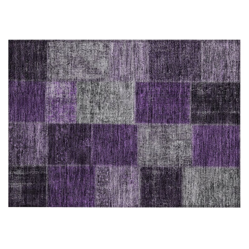Machine Washable Indoor/ Outdoor Chantille Vintage Oriental Rug