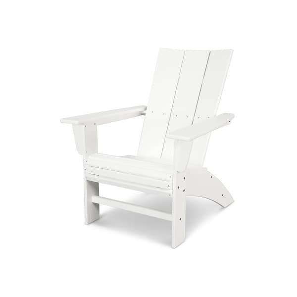 Polywood Modern Curveback Adirondack Chair Overstock 28594224