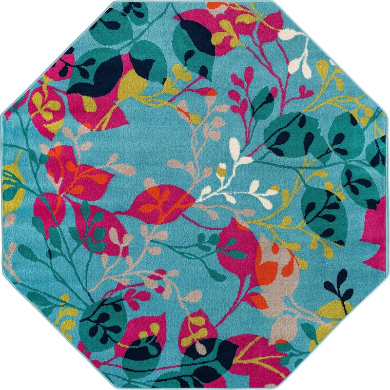 Contemporary Chorisia Collection Area Rug