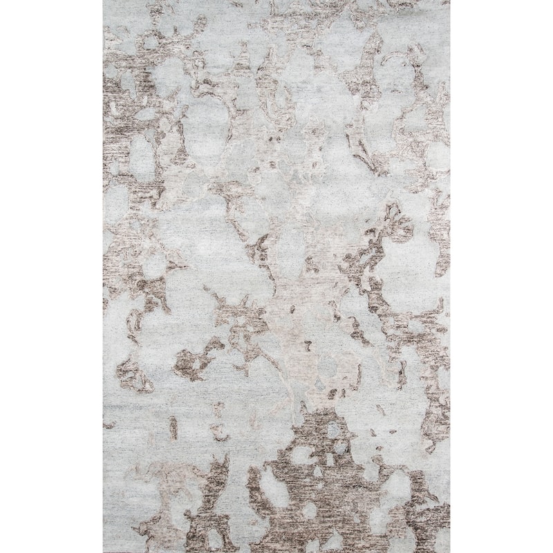Momeni Millennia Hand Tufted Viscose Contemporary Abstract Area Rug - 7'6" x 9'6" - Grey - Rectangle