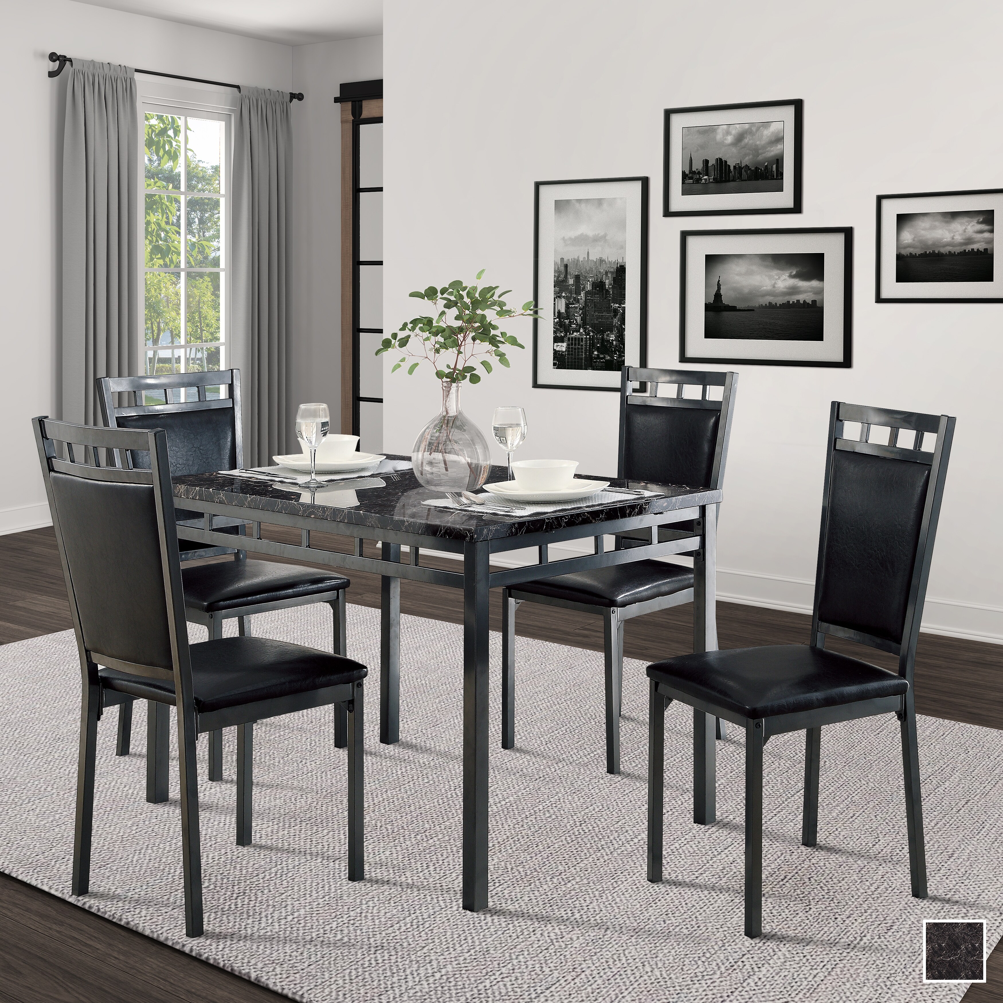 5 piece dining set under 100 outlet
