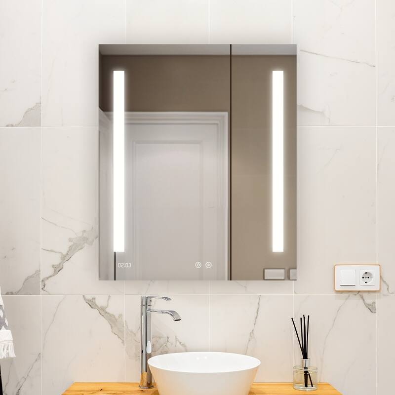 Medicine Cabinet With Light 30W x 30H x 5D