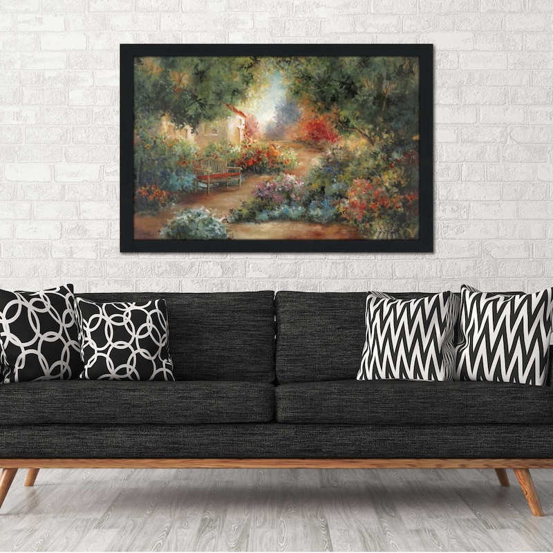 "Garden In Arles" by Carol Robinson Print on Acrylic