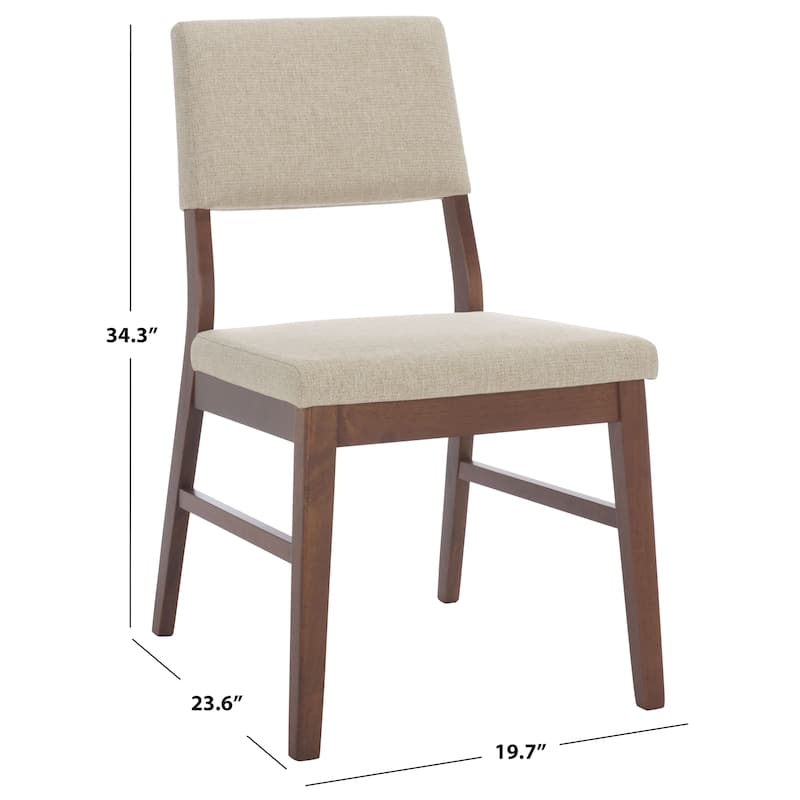 SAFAVIEH COUTURE Jessbrina Wood Dining Chair (Set of 2) - 20"W x 24"D x 34"H