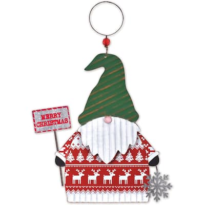 Sweater Gnome Ornament -Set of 2